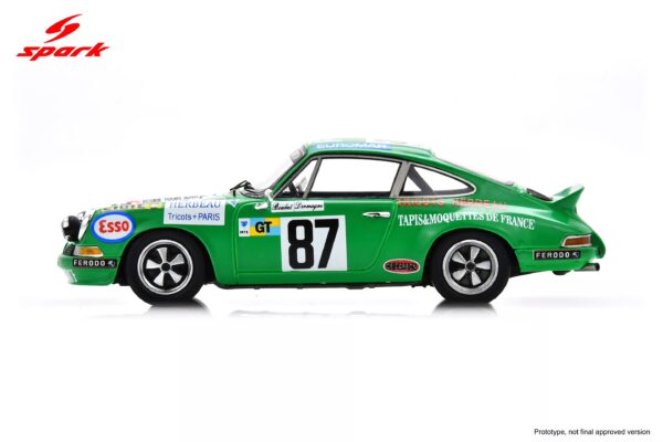 Spark 1:43 Porsche Carrera 2.8 RSR No.87 20th Le Mans 24H 1975 (S9812) Resin Model 5 Spark 1:43 Porsche Carrera 2.8 RSR No.87 20th Le Mans 24H 1975 (S9812) Resin Model