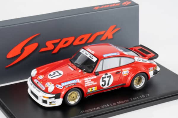 Spark - 1:43 Porsche 934 No.57 Le Mans 24H 1977 - Resin Model