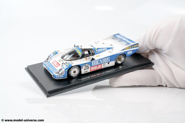 Spark - 1:43 Porsche 956 No.26 Ducados Obermaier No.26 24h Le Mans 1985 - Lassig, Pareja, Regout - Resin Model 8 Spark - 1:43 Porsche 956 No.26 Ducados Obermaier No.26 24h Le Mans 1985 - Lassig, Pareja, Regout - Resin Model
