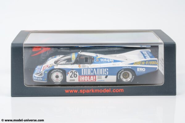 Spark - 1:43 Porsche 956 No.26 Ducados Obermaier No.26 24h Le Mans 1985 - Lassig, Pareja, Regout - Resin Model 9 Spark - 1:43 Porsche 956 No.26 Ducados Obermaier No.26 24h Le Mans 1985 - Lassig, Pareja, Regout - Resin Model