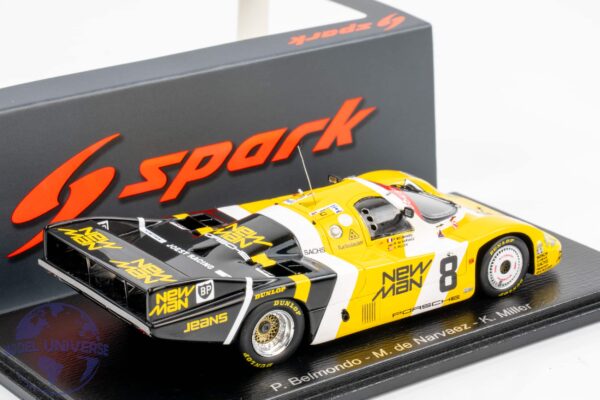 Spark - 1:43 Porsche 956 No.8 NewMan Joest 24h Le Mans 1985 - Resin Model 4 Spark S9866 Porsche 956 Le Mans 1985
