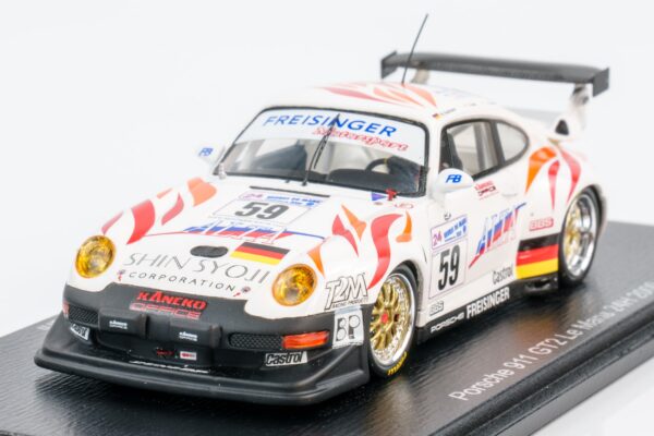 Spark - 1:43 Porsche 911 GT2 No.59 Freisinger Motorsport 24h Le Mans 2000 - Resin Model 12 Spark - 1:43 Porsche 911 GT2 No.59 Freisinger Motorsport 24h Le Mans 2000 - Resin Model