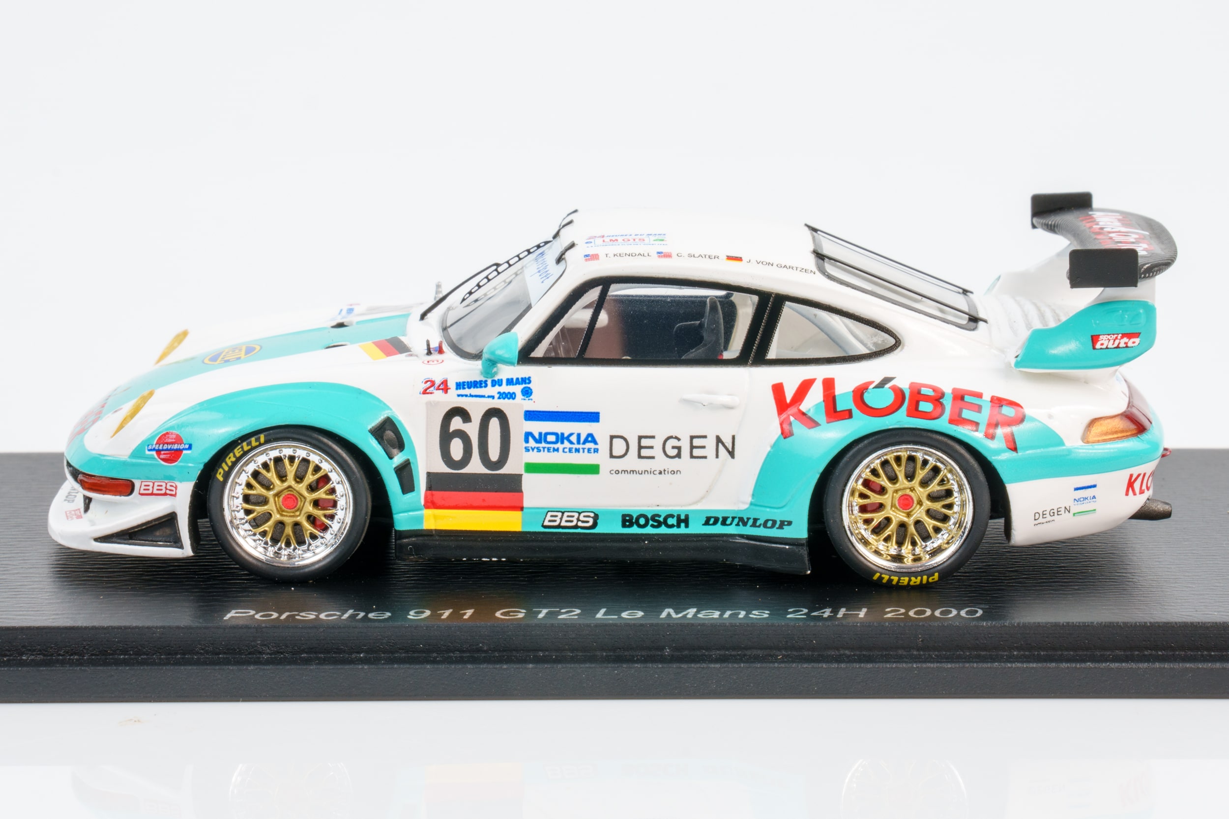 Spark - 1:43 Porsche 911 GT2 No.60 Konrad Motorsport 24h Le Mans 2000 - Resin Model 7 Spark - 1:43 Porsche 911 GT2 No.60 Konrad Motorsport 24h Le Mans 2000 - Resin Model