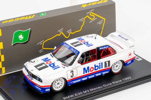 Spark - 1:43 BMW E30 M3 No.3 Macau Guia Race 1992 Joachim Winkelhock - Limited Edition Resin Model