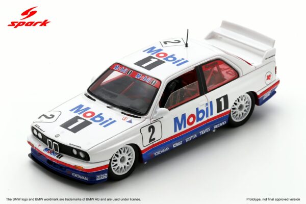 Spark 1:43 BMW E30 M3 No.2 Macau Guia Race 1992 Roberto Ravaglia (SA249) Limited Edition Resin Model