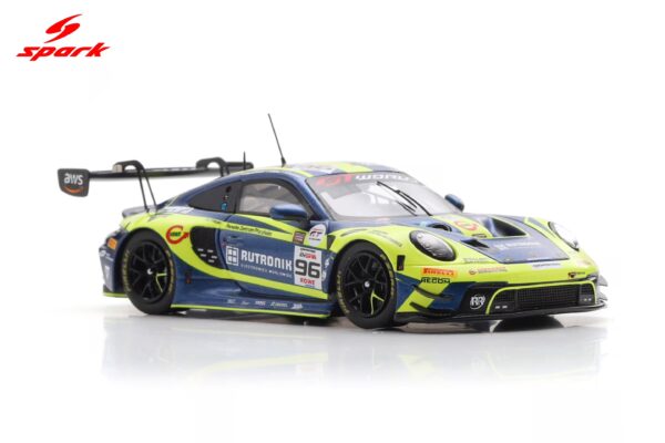 Spark 1:43 Porsche 911 GT3 R (992) No.96 2nd 24h Spa 2025 Rutronik (SB850) Limited Edition Resin Model 18 Spark 1:43 Porsche 911 GT3 R (992) No.96 2nd 24h Spa 2025 Rutronik (SB850) Limited Edition Resin Model