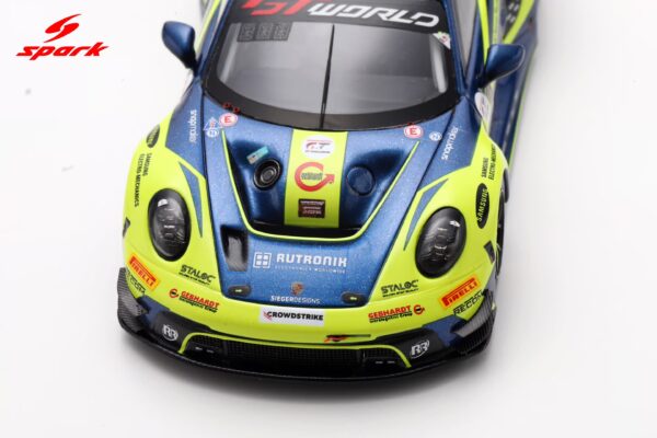 Spark 1:43 Porsche 911 GT3 R (992) No.96 2nd 24h Spa 2025 Rutronik (SB850) Limited Edition Resin Model 21 Spark 1:43 Porsche 911 GT3 R (992) No.96 2nd 24h Spa 2025 Rutronik (SB850) Limited Edition Resin Model