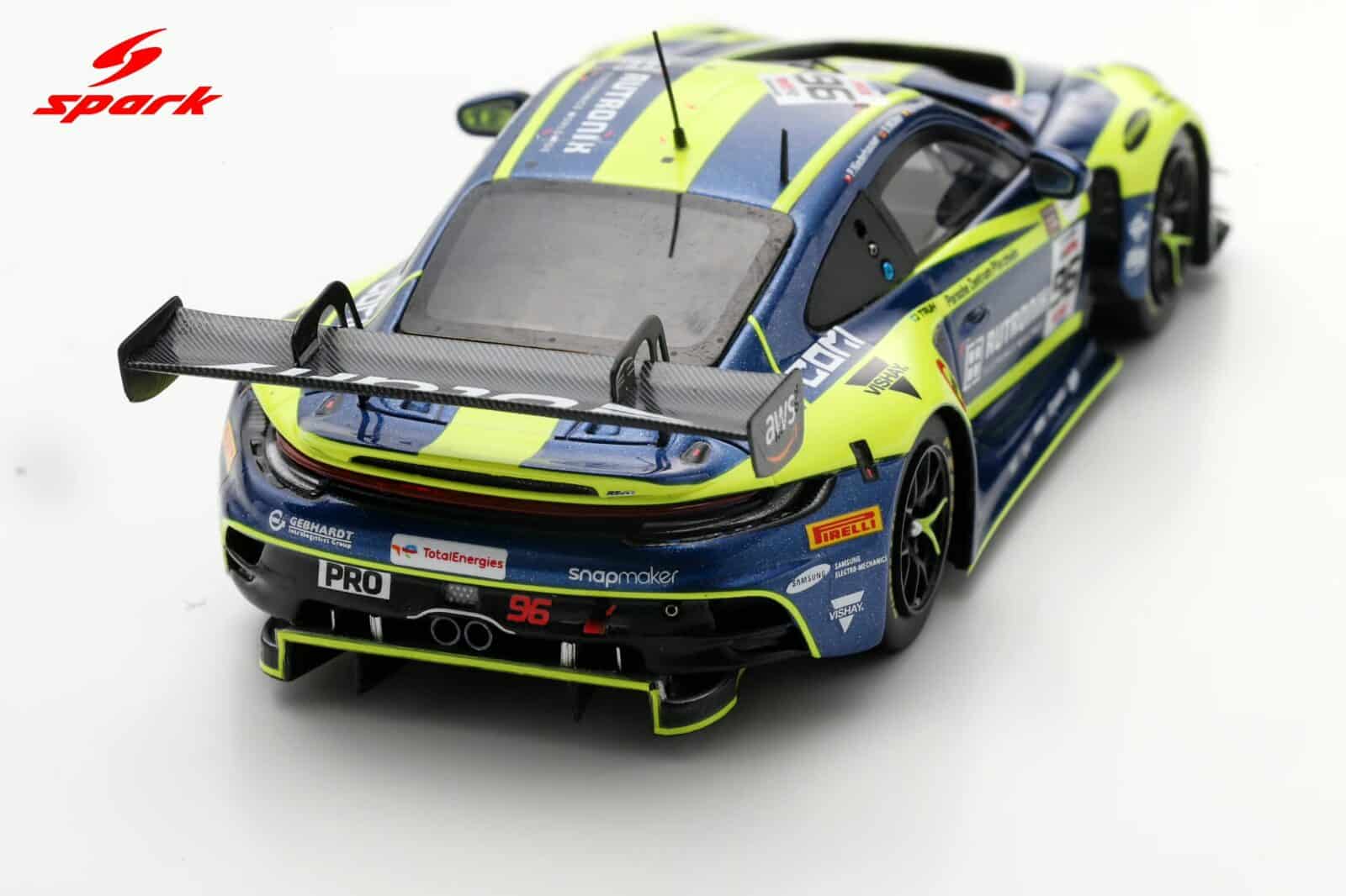 Spark 1:43 Porsche 911 GT3 R (992) No.96 2nd 24h Spa 2025 Rutronik