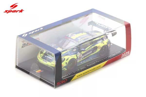 Alternative view of Spark 1:43 Porsche 911 GT3 R (992) No.96 2nd 24h Spa 2025 Rutronik (SB850) Limited Edition Resin Model