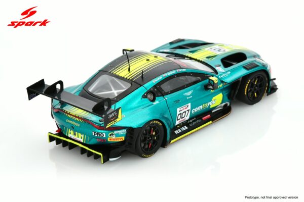 Alternative view of Spark - 1:43 Aston Martin Vantage AMR GT3 EVO No.7 24h Spa 2025 Comtoyou Racing (SB869) Limited Edition Resin Model