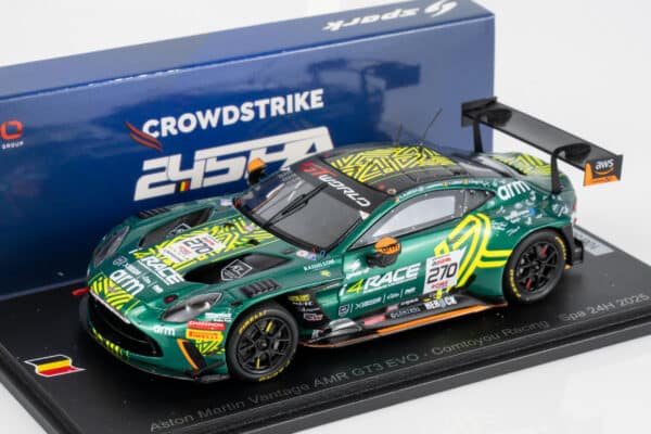 Spark - 1:43 Aston Martin Vantage AMR GT3 EVO No.270 24h Spa 2025 Comtoyou Racing - Limited Edition Resin Model