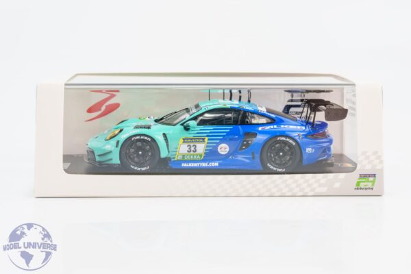 Spark - 1:43 Porsche 911 GT3 R (992) No.33 Falken Motorsports 24h Nurburgring 2025 - J.Andlauer, N.Menzel, S.Müller, A.Picariello - Limited Edition Resin Model 9 Spark - 1:43 Porsche 911 GT3 R (992) No.33 Falken Motorsports 24h Nurburgring 2025 - J.Andlauer, N.Menzel, S.Müller, A.Picariello - Limited Edition Resin Model