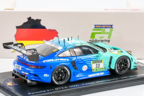 Spark - 1:43 Porsche 911 GT3 R (992) No.33 Falken Motorsports 24h Nurburgring 2025 - J.Andlauer, N.Menzel, S.Müller, A.Picariello - Limited Edition Resin Model