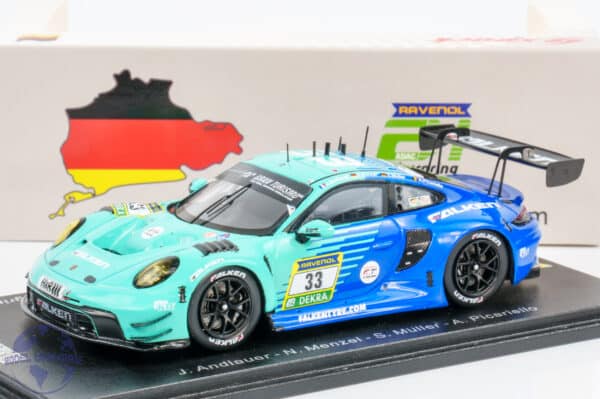 Spark - 1:43 Porsche 911 GT3 R (992) No.33 Falken Motorsports 24h Nurburgring 2025 - J.Andlauer, N.Menzel, S.Müller, A.Picariello - Limited Edition Resin Model