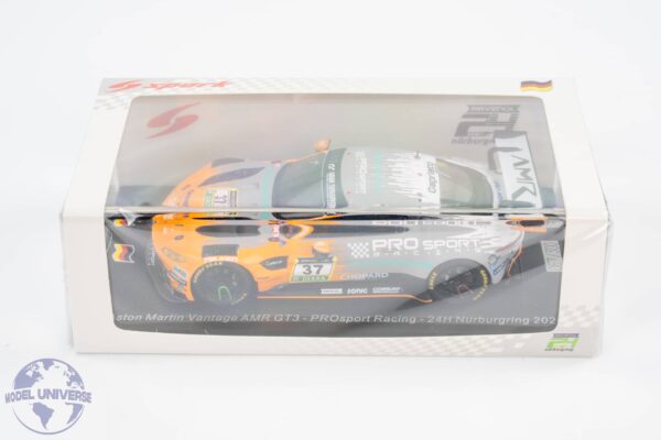 Spark - 1:43 Aston Martin Vantage AMR GT3 No.37 PROsport Racing 24h Nurburgring 2025 - S.Palette, M.Böckmann, N.Bastian - Limited Edition Resin Model 5 Spark - 1:43 Aston Martin Vantage AMR GT3 No.37 PROsport Racing 24h Nurburgring 2025 - S.Palette, M.Böckmann, N.Bastian - Limited Edition Resin Model
