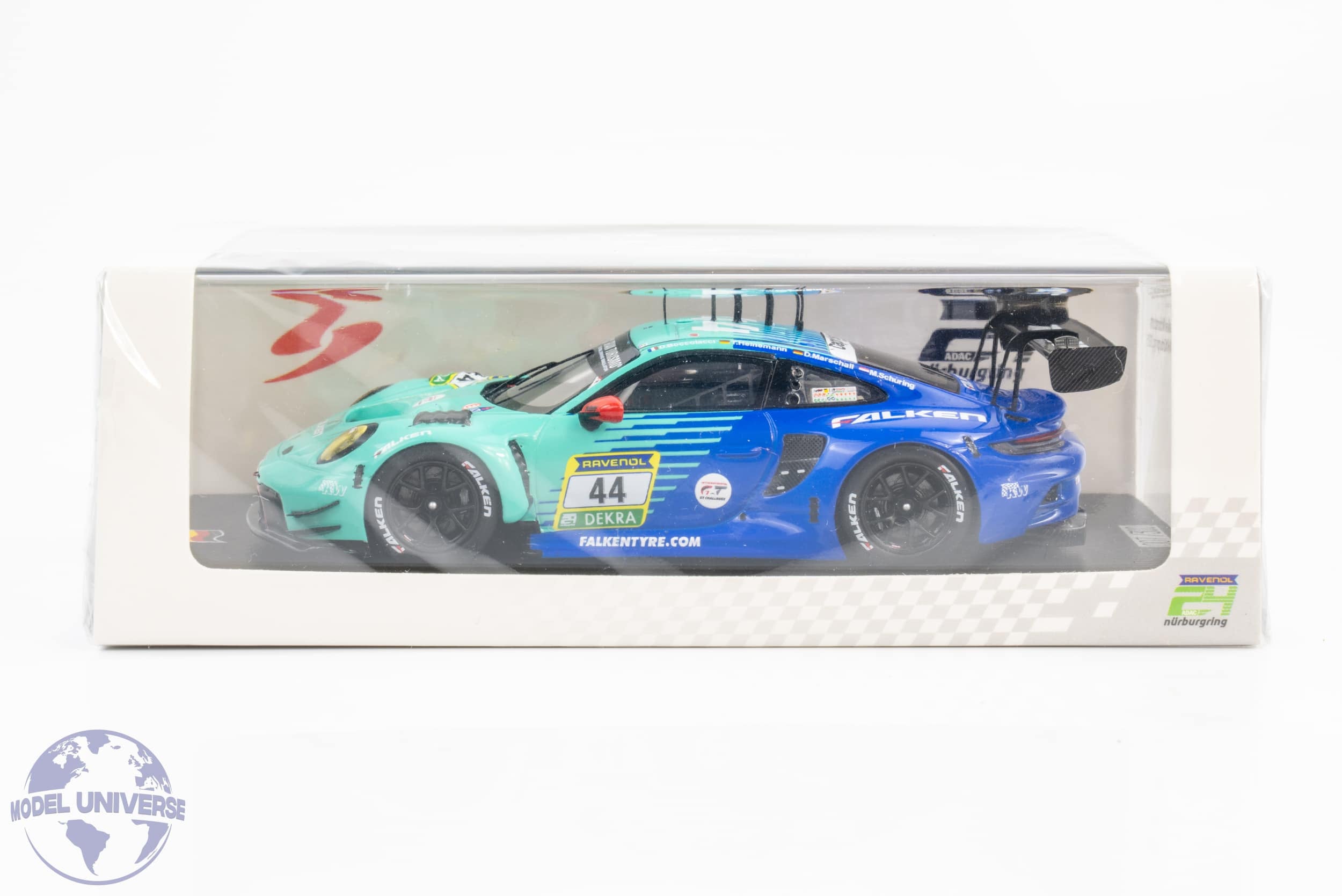 Spark - 1:43 Porsche 911 GT3 R (992) No.44 Falken Motorsports 24h Nurburgring 2025 - D.Boccolacci, T.Heinemann, D.Marschall, M.Schuring - Limited Edition Resin Model