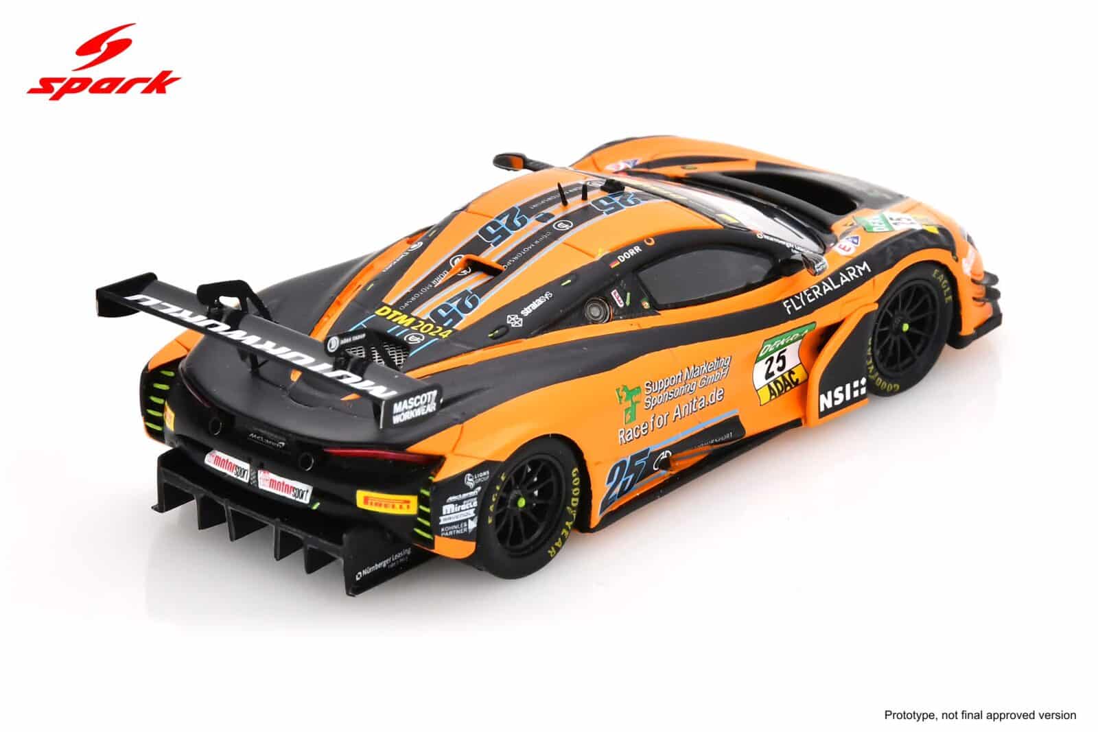 スパーク 1/43 McLaren 720S GT3 Evo - Garage 59 - Spa 24H 2023 GT3