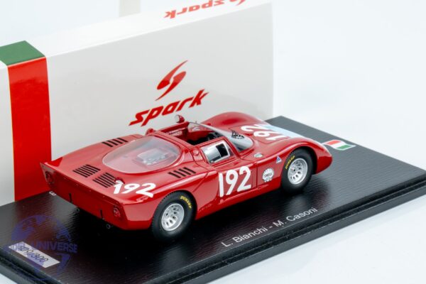 Spark - 1:43 Alfa Romeo T33-2 3rd Targa Florio 1968 - Limited Edition Resin Model 5 Spark - 1:43 Alfa Romeo T33-2 3rd Targa Florio 1968 - Limited Edition Resin Model