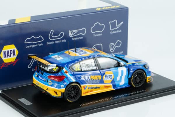 Spark 1:43 - Ford Focus ST NAPA Racing No.32 Daniel Rowbottom BTCC Knockhill 2025 (UK037) Limited Edition Resin Model 4 Spark 1:43 - Ford Focus ST NAPA Racing No.32 Daniel Rowbottom BTCC Knockhill 2025 (UK037) Limited Edition Resin Model