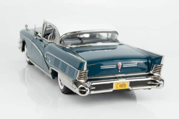 Sun Star - 1:18 Buick Limited Riviera Coupe Dark Turquoise / Glacier White 1958 (4808) Limited Edition Diecast Model 29 Sun Star - 1:18 Buick Limited Riviera Coupe Dark Turquoise / Glacier White 1958 (4808) Limited Edition Diecast Model