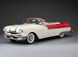 Sun Star 5058 Pontiac Star Chief Open Top Convertible White Red Diecast Model image1
