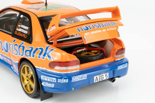 Sun Star - 1:18 Subaru Impreza S6 WRC '00 No.1 Kremer, Berssen Winner ADAC Rally Deutschland 1999 (5782) Limited Edition Diecast Model 18 Sun Star - 1:18 Subaru Impreza S6 WRC '00 No.1 Kremer, Berssen Winner ADAC Rally Deutschland 1999 (5782) Limited Edition Diecast Model