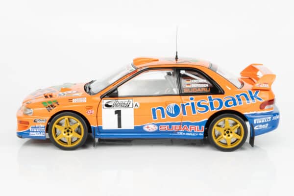 Sun Star - 1:18 Subaru Impreza S6 WRC '00 No.1 Kremer, Berssen Winner ADAC Rally Deutschland 1999 (5782) Limited Edition Diecast Model 21 Sun Star - 1:18 Subaru Impreza S6 WRC '00 No.1 Kremer, Berssen Winner ADAC Rally Deutschland 1999 (5782) Limited Edition Diecast Model