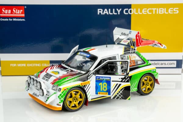 Sun Star - 1:18 MG Metro 6R4 No.18 Ray Breen, Sean Hassett 2018 Legend Rally - Limited Edition Diecast Model 12 Sun Star - 1:18 MG Metro 6R4 No.18 Ray Breen, Sean Hassett 2018 Legend Rally - Limited Edition Diecast Model