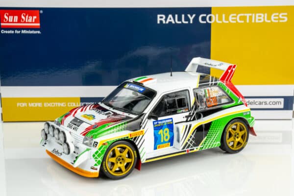Sun Star - 1:18 MG Metro 6R4 No.18 Ray Breen, Sean Hassett 2018 Legend Rally - Limited Edition Diecast Model