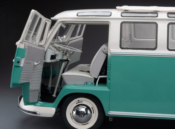 Sun Star - 1:12 Volkwagen Samba Bus 1962 White/Turquoise - Limited Edition Diecast Model 18 Sun Star - 1:12 Volkwagen Samba Bus 1962 White/Turquoise - Limited Edition Diecast Model