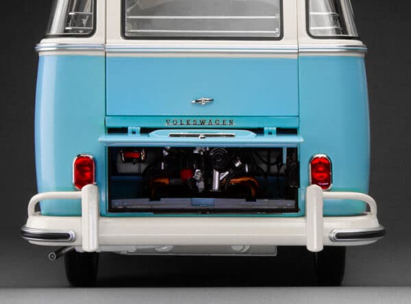 Sun Star - 1:12 Volkswagen Samba Bus 1962 White/Blue - Limited Edition Diecast Model
