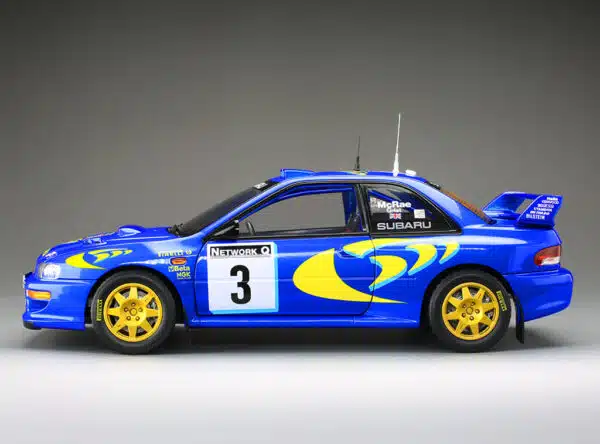Sun Star - 1:18 Subaru Impreza S5 WRC No.3 Colin McRae, Nicky Grist Winner RAC Rally 1997 - Limited Edition Diecast Model