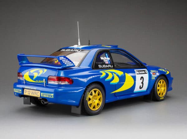 Sun Star - 1:18 Subaru Impreza S5 WRC No.3 Colin McRae, Nicky Grist Winner RAC Rally 1997 - Limited Edition Diecast Model