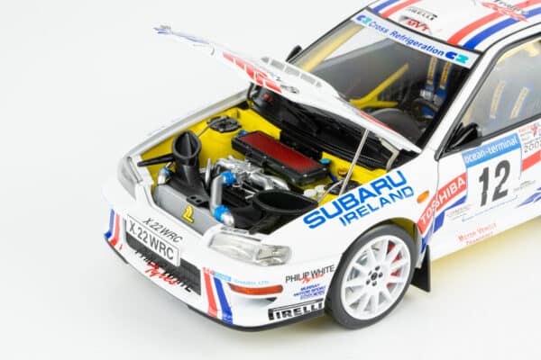 Sun Star - 1:18 Subaru Impreza S6 WRC '00 No.12 Andrew Nesbitt Winner Jim Clark Memorial Rally 2002 (5752) Limited Edition Diecast Model 21 Sun Star - 1:18 Subaru Impreza S6 WRC '00 No.12 Andrew Nesbitt Winner Jim Clark Memorial Rally 2002 (5752) Limited Edition Diecast Model