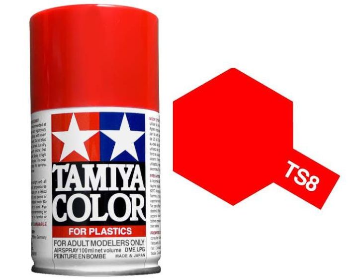 Tamiya 100ml TS-8 Italian Red # 85008