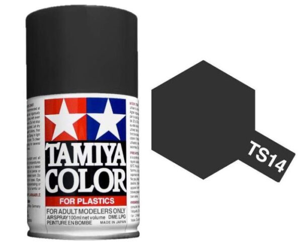 Tamiya 100ml TS-14 Black Spray Paint (85014)