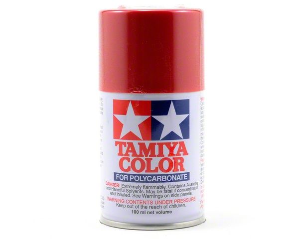 Tamiya 100ml PS15 Metallic Red Polycarbonate Spray Paint # 86015