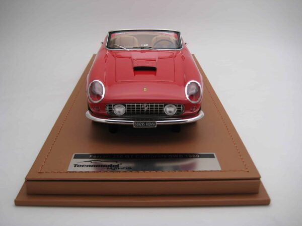 1:18 Ferrari 250 GT California SWB 1960 Rosso Corsa Red Resin Model Limited Edition - Tecnomodel 9 TM18 205C 5 2