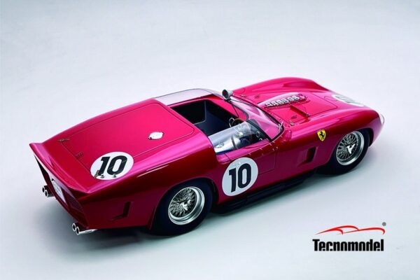 Tecnomodel - 1:18 Ferrari 250 TR61 1961 Le Mans 24h Olivier Gendebien, Phil Hill No.10 Winner - Limited Edition Resin Model 3 TM18 231B_rear
