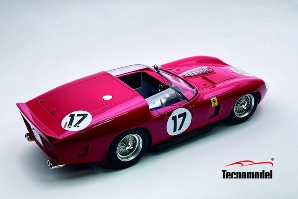 Tecnomodel - 1:18 Ferrari 250 TR61 1961 Le Mans 24h Pedro Rodriguez, Ricardo Rodriguez No.17 - Limited Edition Resin Model 3 TM18 231C_rear