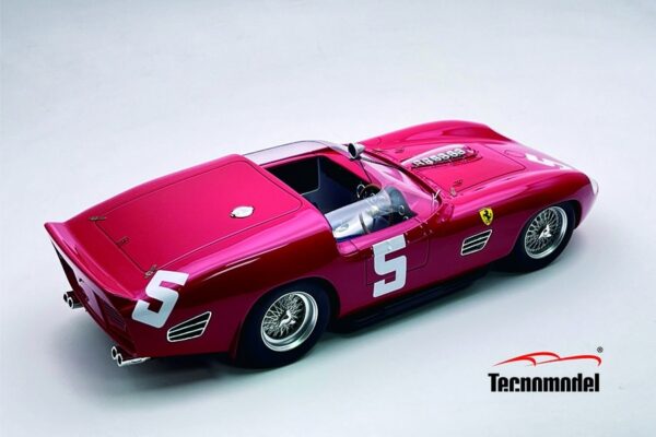 Tecnomodel - 1:18 Ferrari 250 TR61 1961 Nürburgring 1000km Ricardo Rodriguez, Pedro Rodriguez No.5 2° place - Limited Edition Resin Model 3 TM18 231E_rear