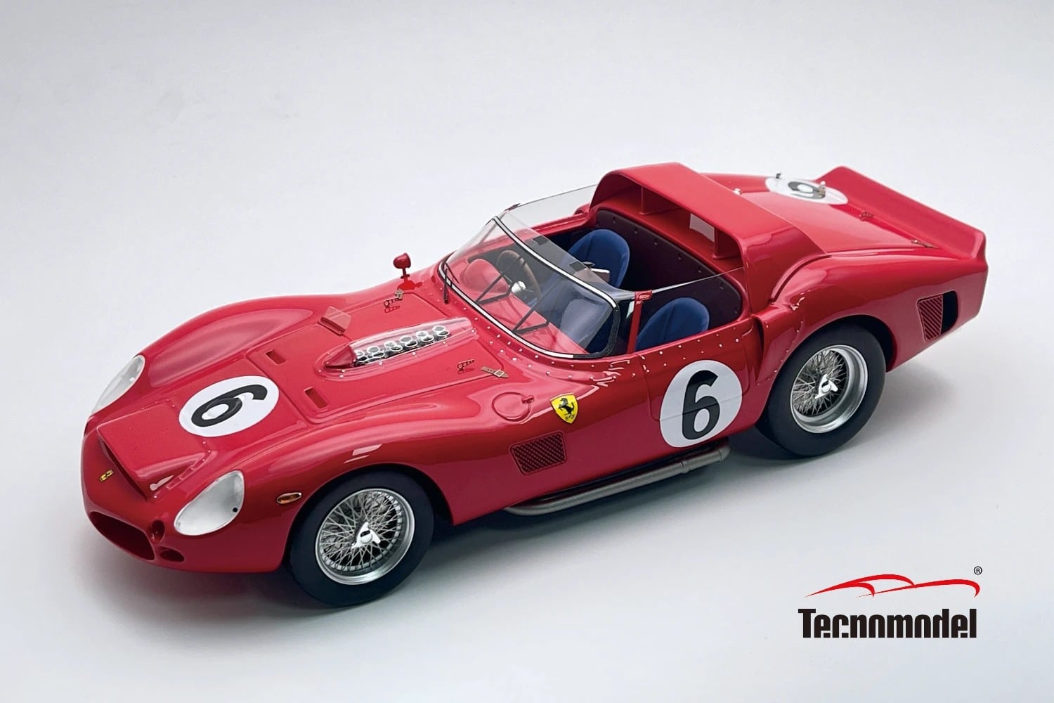 1:18 Ferrari 330 TRI Replicas by Tecnomodel 2 Tecnomodel 1:18 Ferrari 330 TRI-LM No.6 Winner 24h Le Mans 1962 P.Hill O.Gendebien (TM18-232B) Limited Edition Resin Model