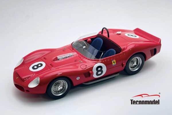 Tecnomodel 1:18 Ferrari 330 TRI-LM No.8 Winner Bridgehampton 400km 1962 Pedro Rodriguez (TM18-232C) Limited Edition Resin Model