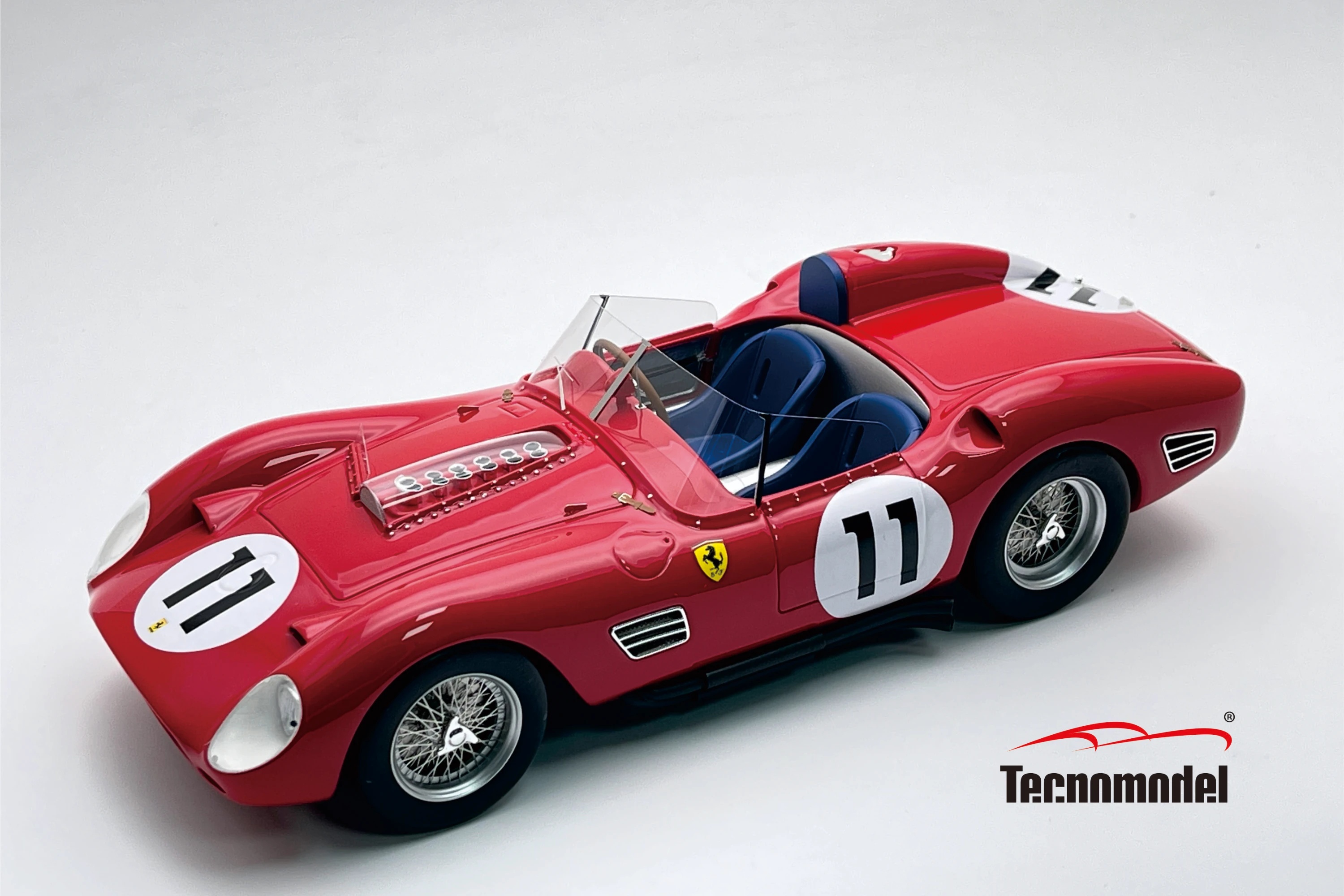 Tecnomodel 1:18 Ferrari 250 TR59-60 No.11 Winner 24h Le Mans 1960 O. Gendebien/P. Frère (TM18-261B) Limited Edition Resin Model 5 Tecnomodel 1:18 Ferrari 250 TR59-60 No.11 Winner 24h Le Mans 1960 O. Gendebien/P. Frère (TM18-261B) Limited Edition Resin Model - Image 5