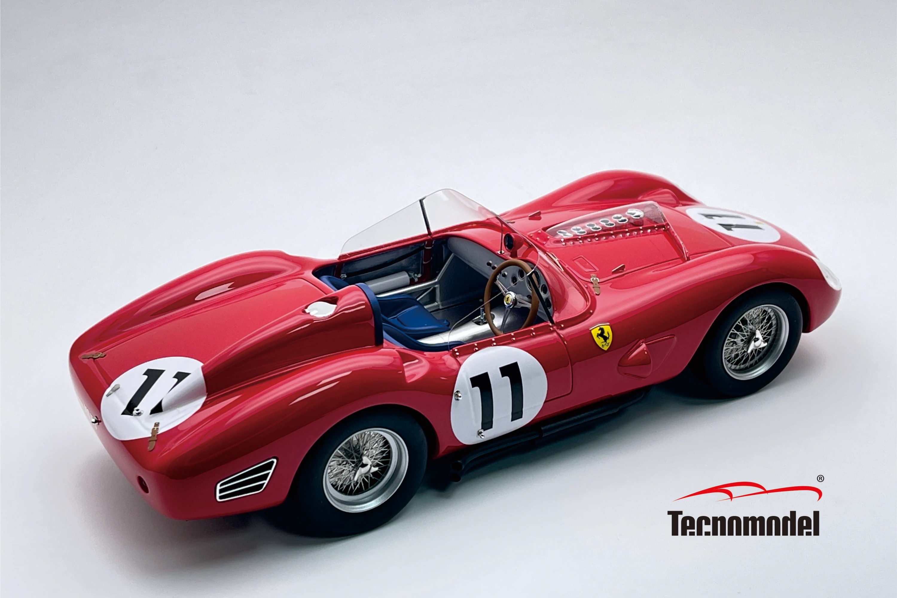 Tecnomodel 1:18 Ferrari 250 TR59-60 No.11 Winner 24h Le Mans 1960 O. Gendebien/P. Frère (TM18-261B) Limited Edition Resin Model 6 Tecnomodel 1:18 Ferrari 250 TR59-60 No.11 Winner 24h Le Mans 1960 O. Gendebien/P. Frère (TM18-261B) Limited Edition Resin Model - Image 6