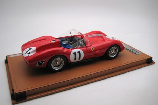 Diecast Model Shop - Model Universe 54 Alternative view of Tecnomodel 1:18 Ferrari 250 TR59-60 No.11 Winner 24h Le Mans 1960 O. Gendebien/P. Frère (TM18-261B) Limited Edition Resin Model