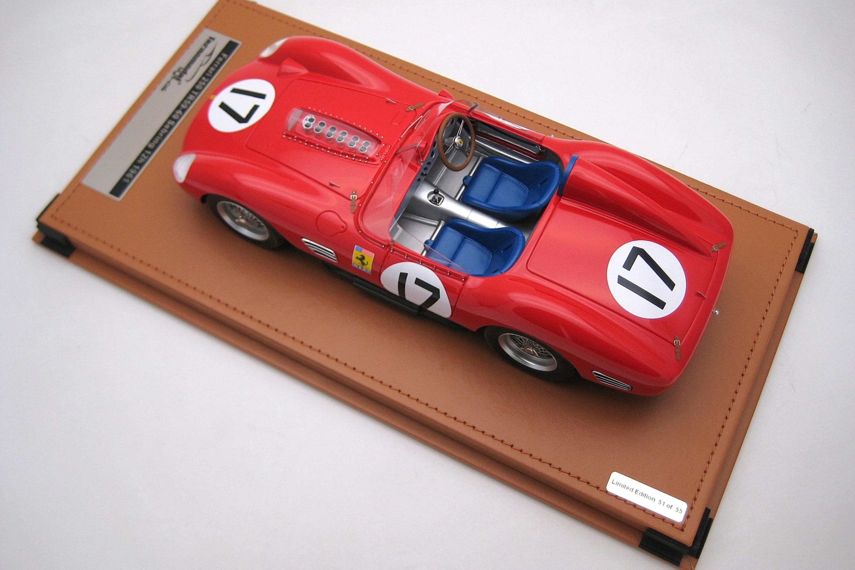 Tecnomodel 1:18 Ferrari 250 TR59-60 No.17 3rd 12h Sebring 1961 P. Rodriguez/R. Rodriguez (TM18-261C) Limited Edition Resin Model 3 Tecnomodel 1:18 Ferrari 250 TR59-60 No.17 3rd 12h Sebring 1961 P. Rodriguez/R. Rodriguez (TM18-261C) Limited Edition Resin Model - Image 3