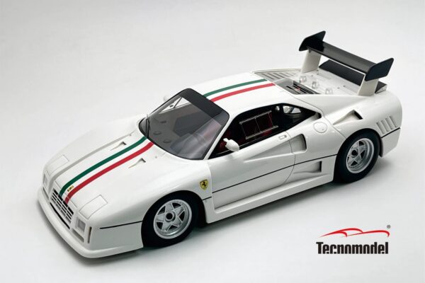 Tecnomodel 1:18 Ferrari 288 GTO Evoluzione 1985 White Italian Flag Stripe (TM18-361D) Limited Edition Resin Model 8 Tecnomodel 1:18 Ferrari 288 GTO Evoluzione 1985 White Italian Flag Stripe (TM18-361D) Limited Edition Resin Model