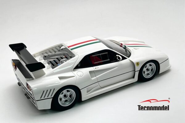 Tecnomodel 1:18 Ferrari 288 GTO Evoluzione 1985 White Italian Flag Stripe (TM18-361D) Limited Edition Resin Model 9 Tecnomodel 1:18 Ferrari 288 GTO Evoluzione 1985 White Italian Flag Stripe (TM18-361D) Limited Edition Resin Model