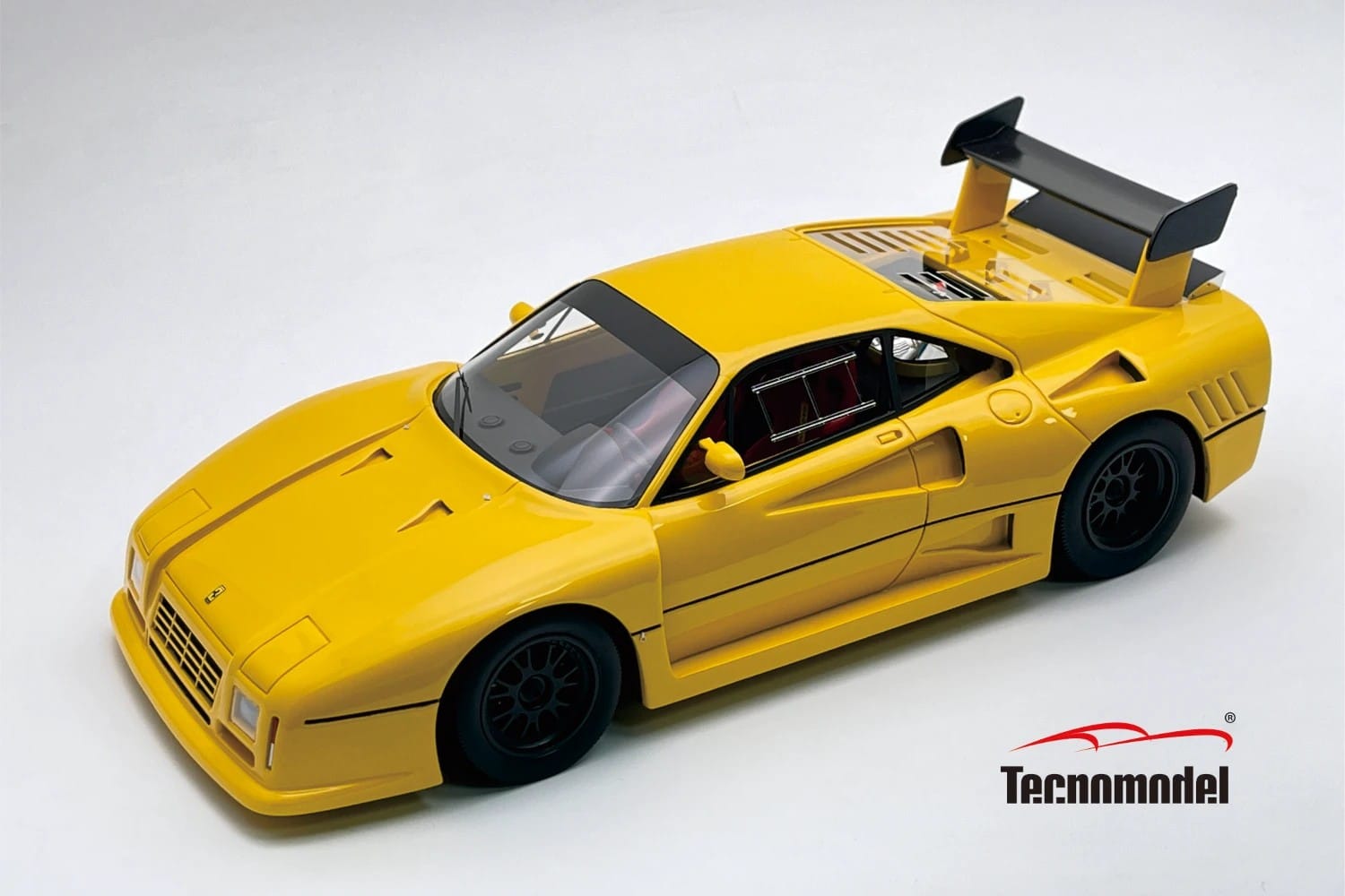 Tecnomodel 1:18 Ferrari 288 GTO Evoluzione 1985 Modena Yellow with Black Wheels (TM18-361E) Limited Edition Resin Model 4 Tecnomodel 1:18 Ferrari 288 GTO Evoluzione 1985 Modena Yellow with Black Wheels (TM18-361E) Limited Edition Resin Model - Image 4